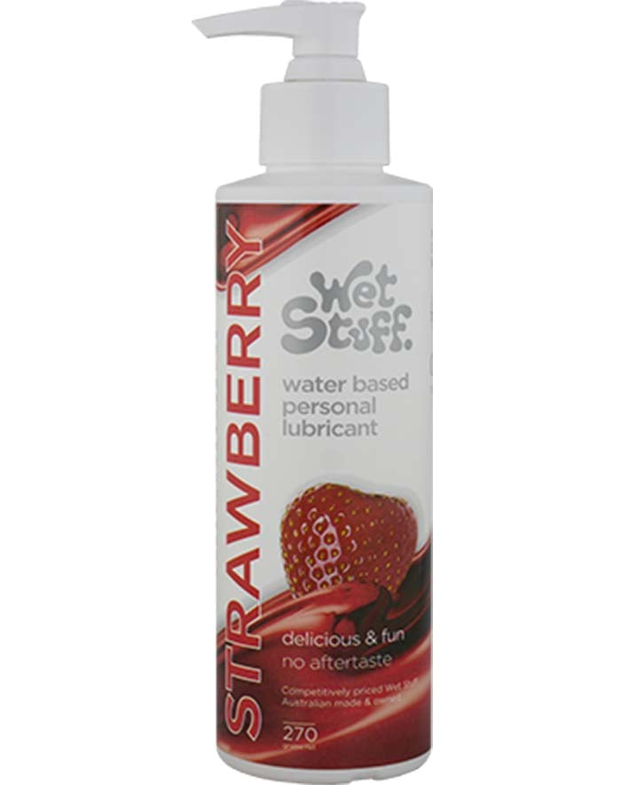 Wet Stuff Strawberry Lubricant Water Based Lubes