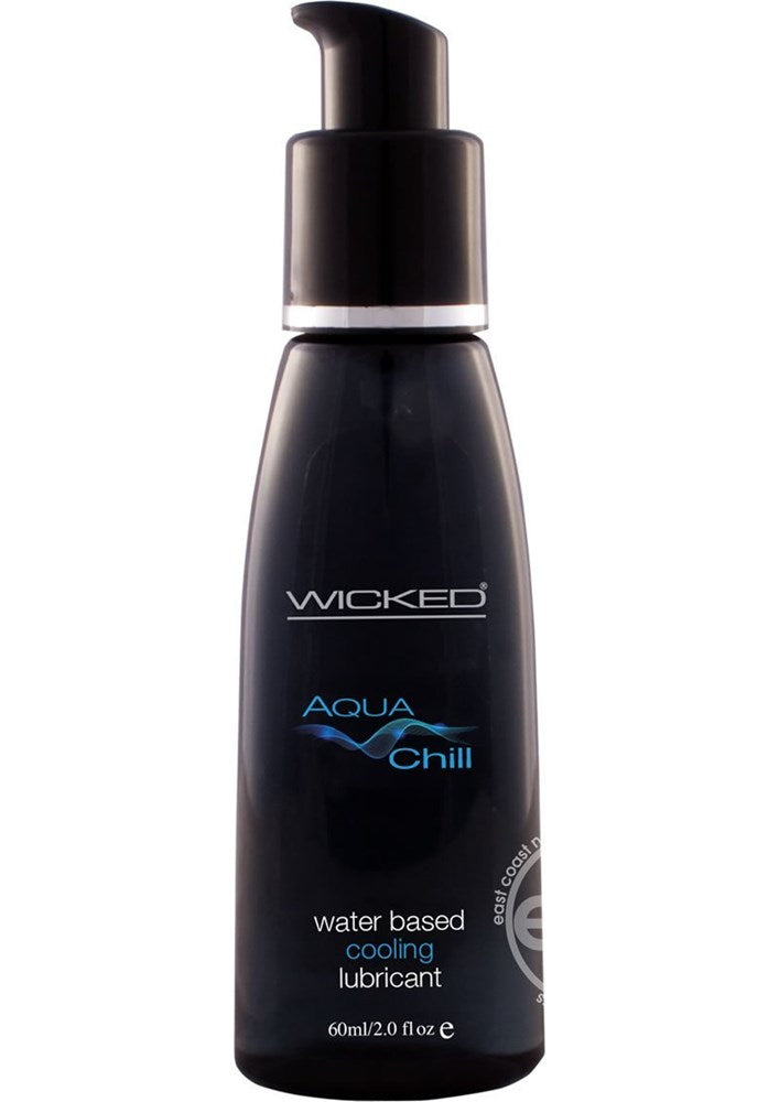Wicked Aqua Chill Water Based Cooling Lubricant Default Title Water Based Lubes