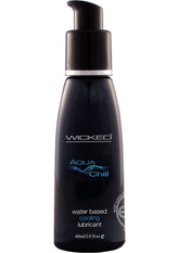 Wicked Aqua Chill Water Based Cooling Lubricant Default Title Water Based Lubes