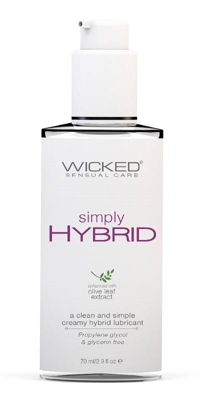 Wicked SIMPLY HYBRID Unscented Lube - 70ml Lubricants and Lotions