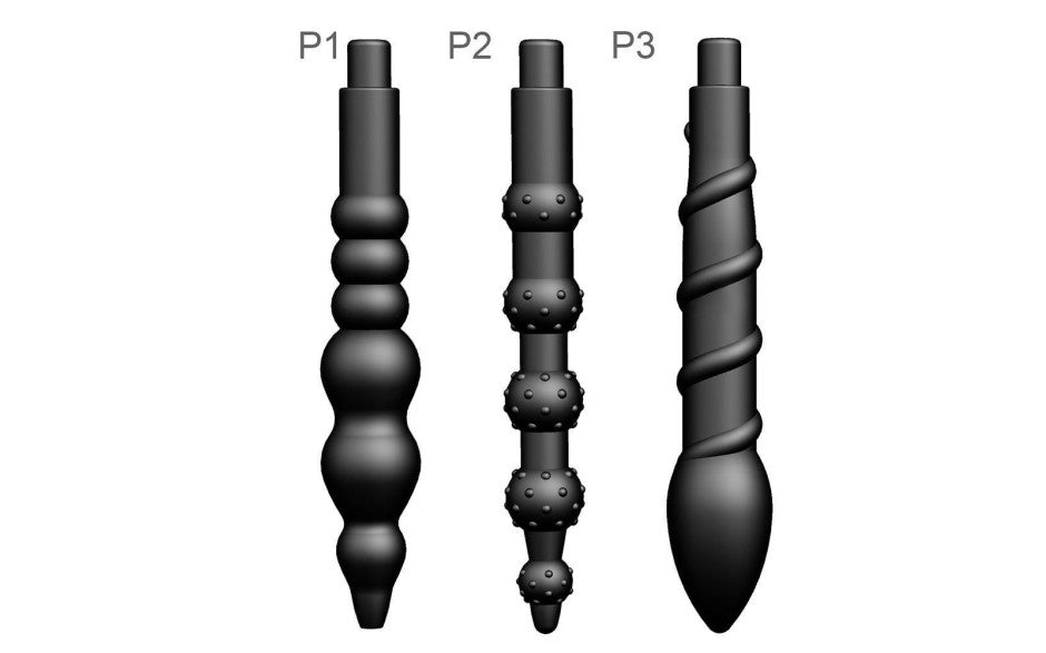 LuvPump Automatic RoseBud Anal Pump & 3 Plug Pro Set Penis Pumps And Stretchers
