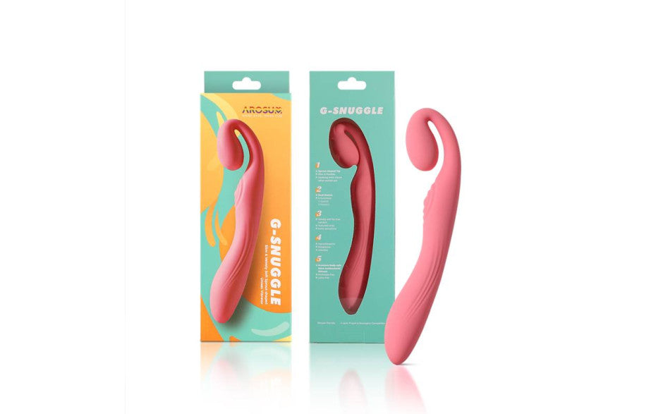 Arosum G Snuggle Ultrasoft Sprout Shaped Unisex Rechargeable G Spot Vibrator G-Spot Vibrators