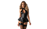 Obsessive Hot Womens Corset With Panties Black Bustiers and Corsets