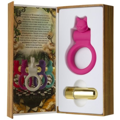 Doc Johnson Wonderland The Kinky Kat Vibrating Cock Ring Cock Rings