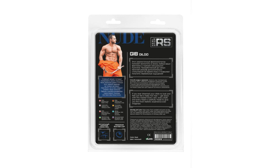 Real Stick Nude Harness Compatible Realistic Dildo Gib Realistic Dildos