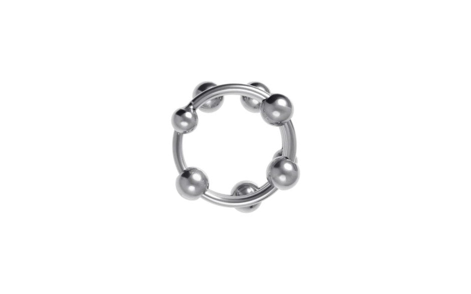 Metal Mens Multiple Metal Balls Penis Head Ring Cock Rings