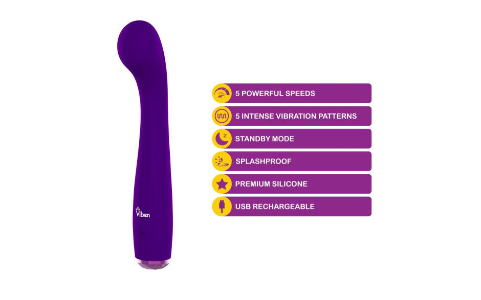Viben Devotion 10 Functions Rechargeable G-Spot Vibrator G-Spot Vibrators
