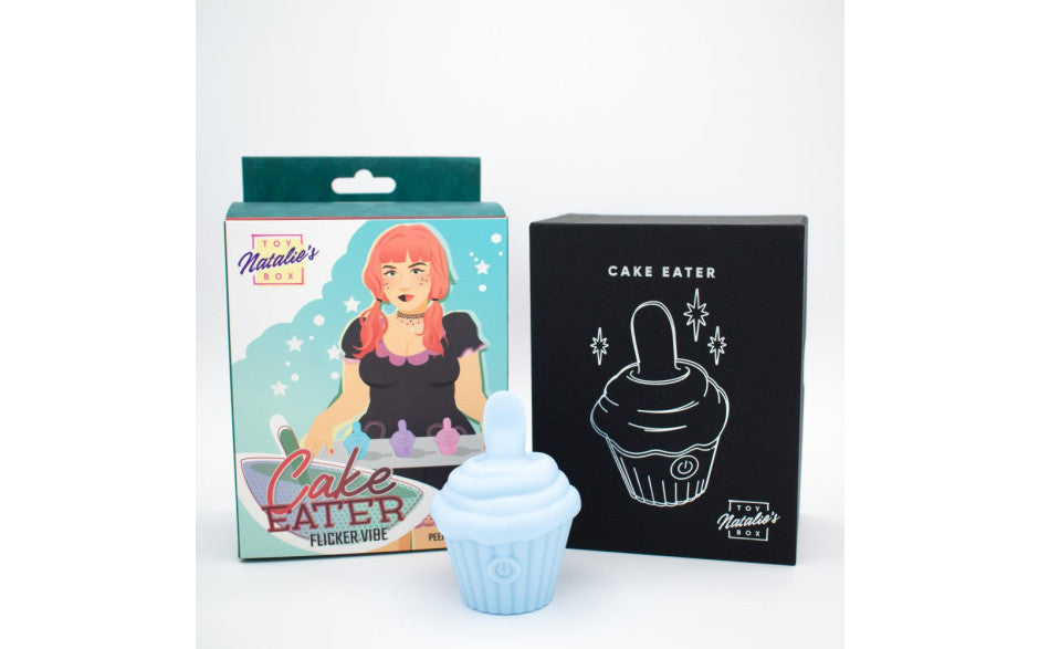 Natalies Toy Box Cake Eater 10 Functions Clit Flicker Stimulator Clit Ticklers and Pulsators