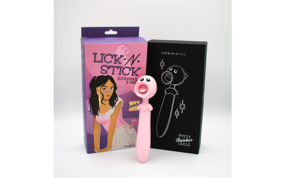 Natalies Toy Box Lick N' Stick Clit Flicker G Spot Vibrator G-Spot Vibrators