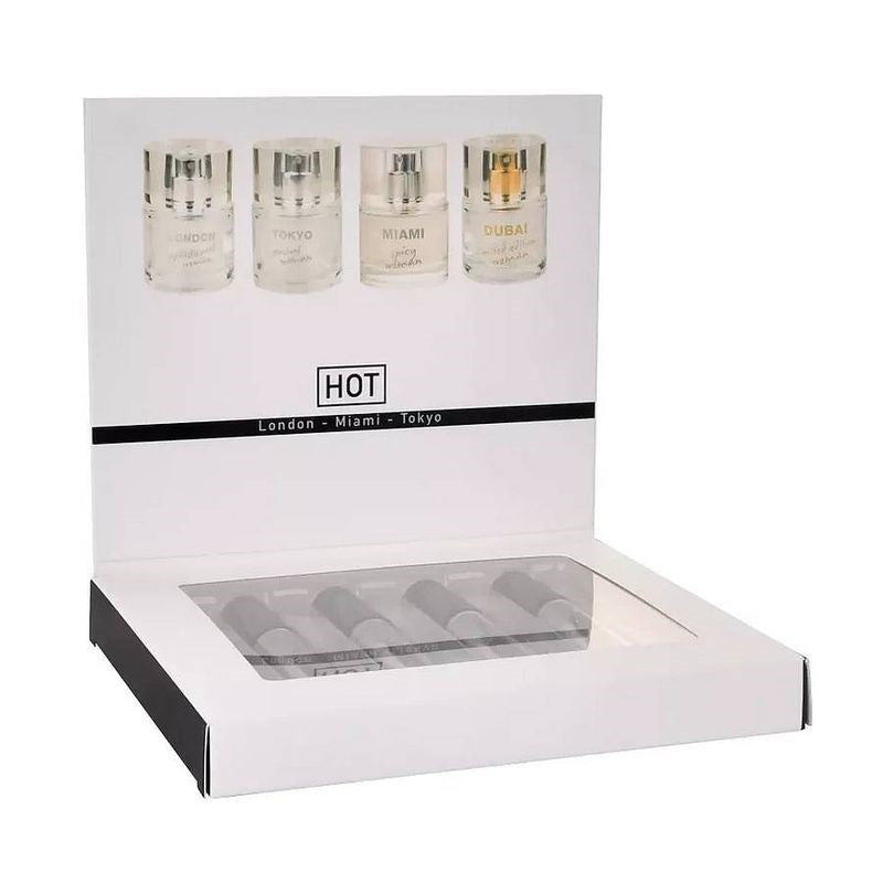 HOT Pheromone 4 Pack Perfume Tester Box for Women Sex Pheromones and Perfumes