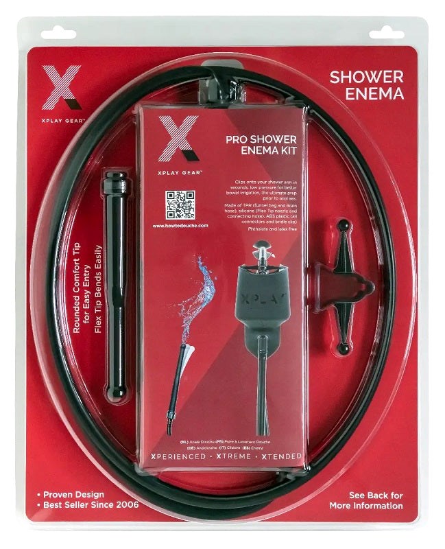 XPLAY® PRO Anal Cleansing Douche - Efficient, Travel-Ready Anal Cleansing