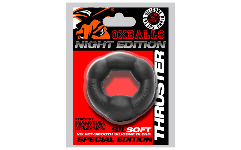 OxBalls Thruster Comfort Bulge Lifter Cock Ring Night Edition Stretchy Cock Rings