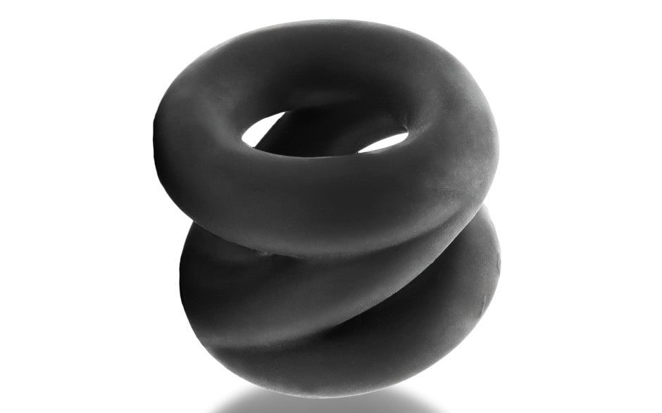 OxBalls Z Balls Zig Zag Cock Ring and Ball Stretcher Night Edition Ball and Cock Toys