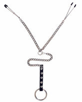 Y-Style Adjustable Tweezer Clamps With Cock Ring Ball and Cock Toys