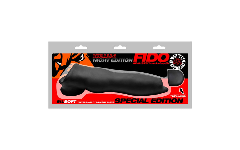 OxBalls Fofter Rubbery FIDO Cocksheath Night Edition Penis Sleeves and Extenders