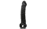 OxBalls Muscle Ripped Inner Ribbed Velvet Smooth Cock Sheath Night Edition Penis Sleeves and Extenders