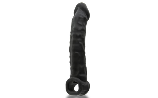 OxBalls Muscle Ripped Inner Ribbed Velvet Smooth Cock Sheath Night Edition Penis Sleeves and Extenders