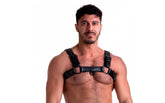 Sport Fucker Vegan Bulldog BDSM Play Harness Black Cuffs And Restraints