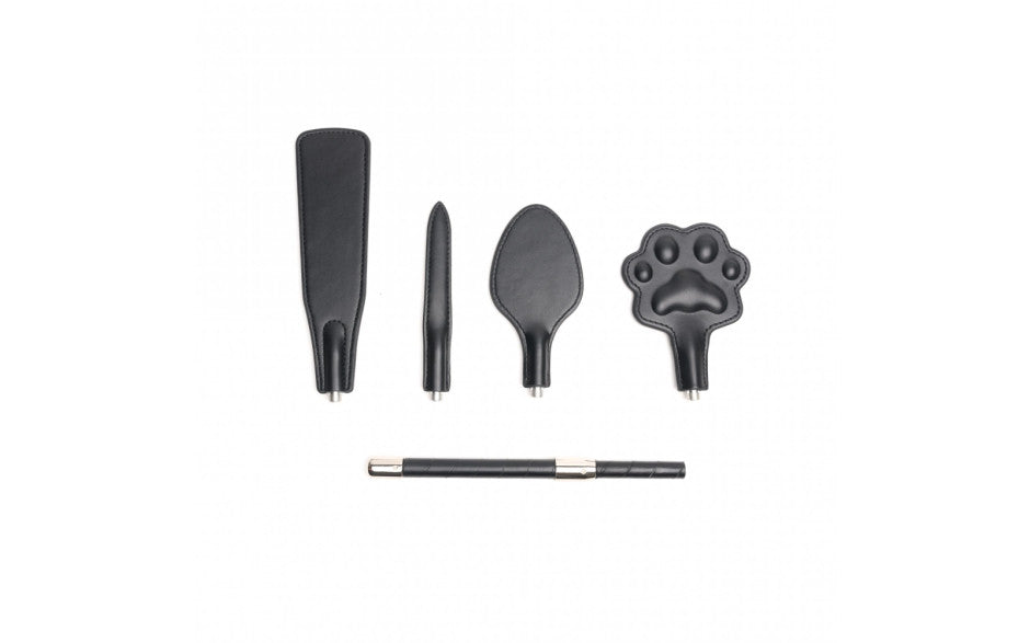 Sport Fucker 4 Piece Vegan Interchangeable Tip BDSM Crop Whips And Crops