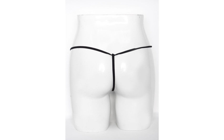 Killer Legs Womens Mesh Net G-String With Sheer Net OS G-Strings, Panties and Shorts