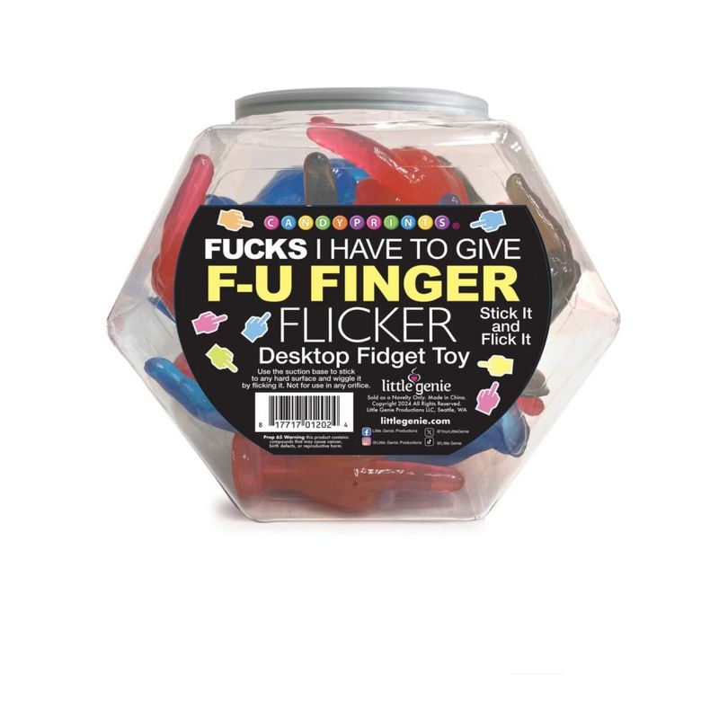 Little Genie 12 FY Finger Flickers Candy 24 Pc Fish Bowl Party Gifts and Novelties