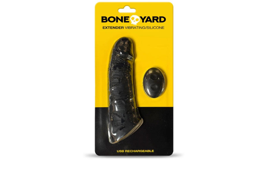C1R Releasing Boneyard Vibrating Silicone Penis Extender Default Title Penis Sleeves and Extenders