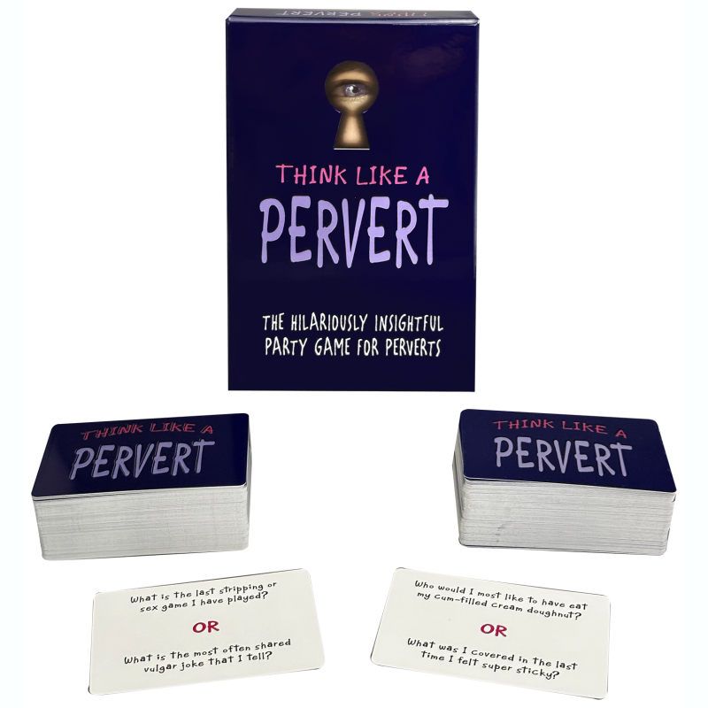 Kheper Think Like A Pervert Adult Card Game Sex Games, Coupons and Tricks
