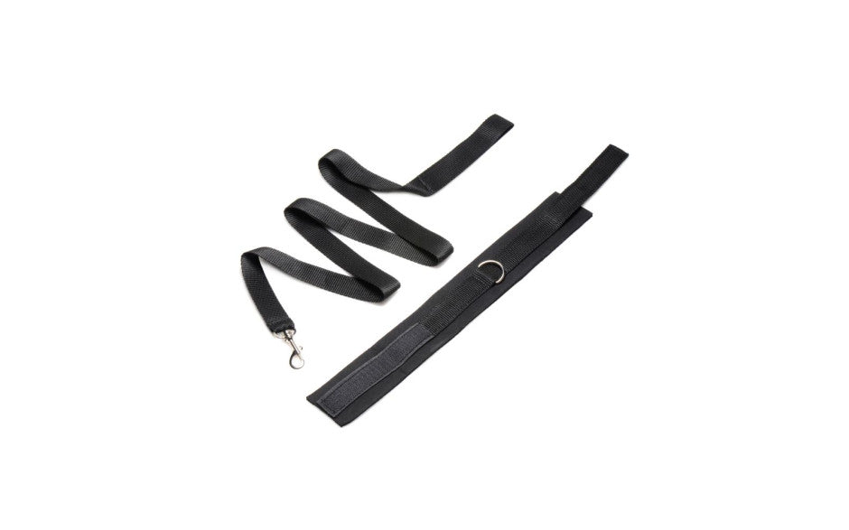 Frisky Neoprene Collar And Leash Set Black Collars and Leads