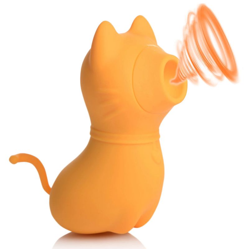 Shegasm Sucky Kitty 7X Clitoral Stimulator Orange Clit Ticklers and Pulsators