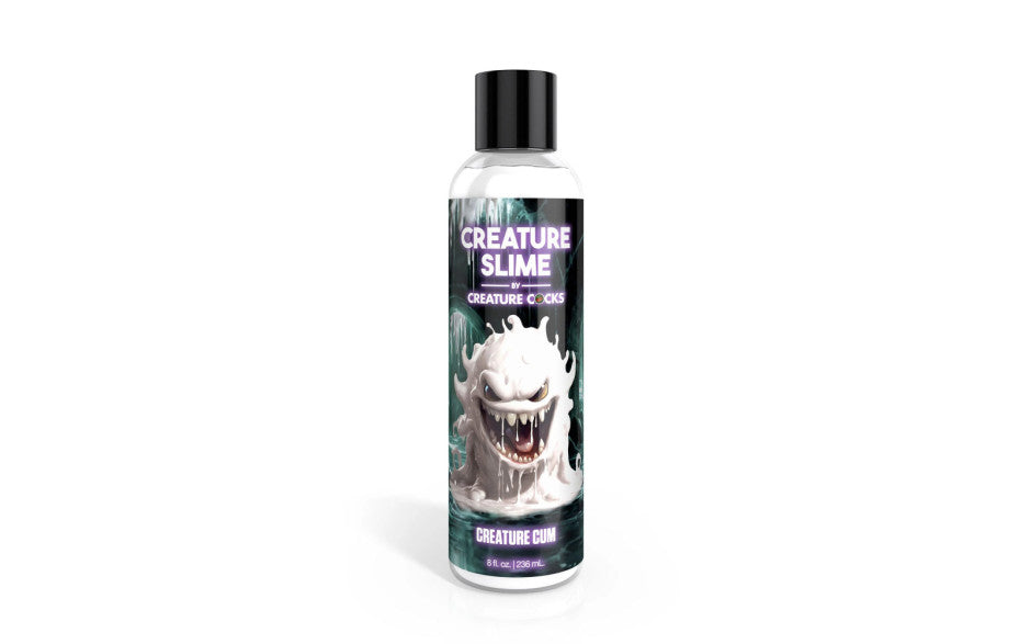 Creature Cocks Slime Cum Unscented Jizz Lubricant 8oz 8oz Silicone Based Lubes