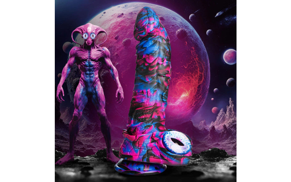 XR Brands Alienoid Realistic Fantasy Silicone Dildo - Realistic Dildos