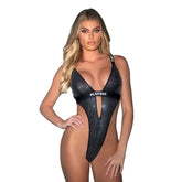 Playboy Disco Fever Sexy Womens Teddy Black Teddies and Bodysuits