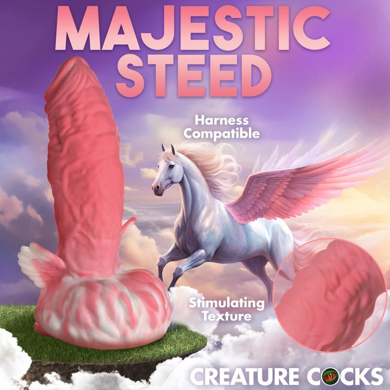 Creature Cocks Pegasus Pecker Winged Fantasy Silicone Dildo Realistic Dildos