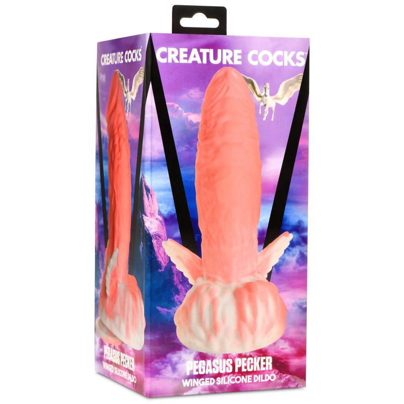 Creature Cocks Pegasus Pecker Winged Fantasy Silicone Dildo Realistic Dildos