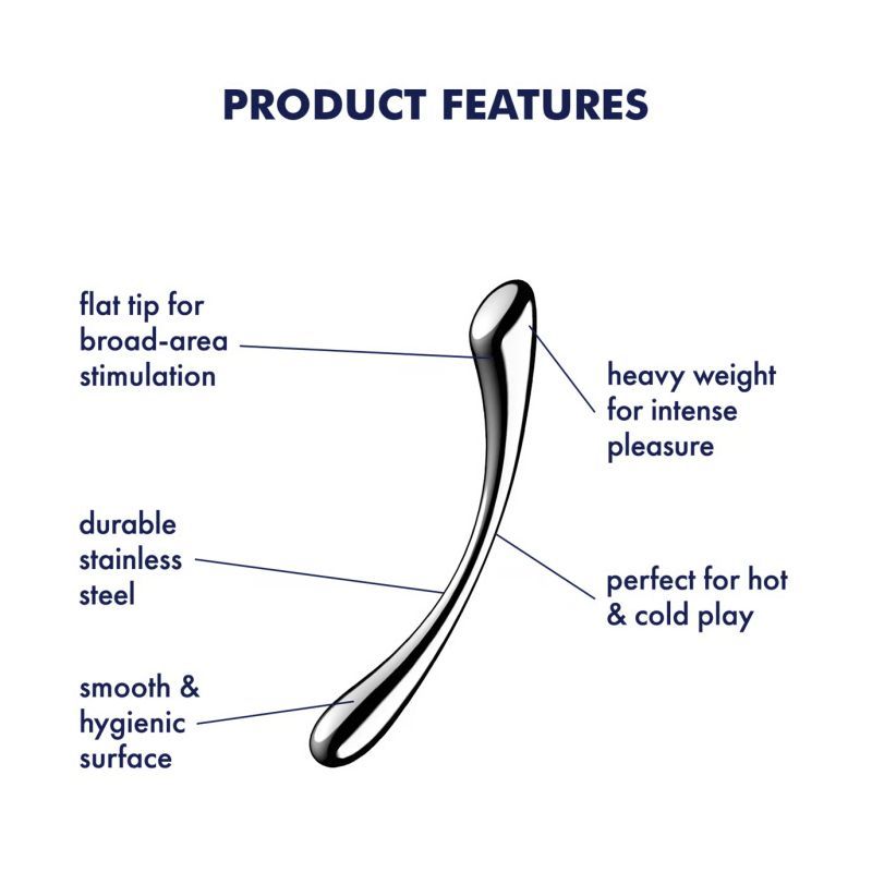 Satisfyer Cosmic Crest 1 High Quality Metal Dildo Steel Sex Toys