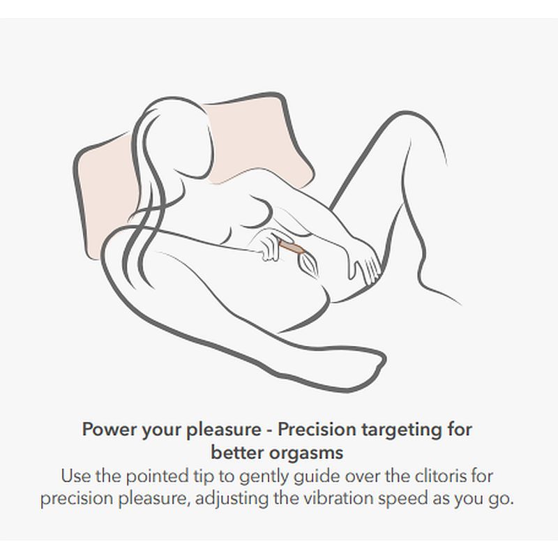 Rocks Off Golden Rose Rechargeable Bullet Vibrator Bullet Vibrators