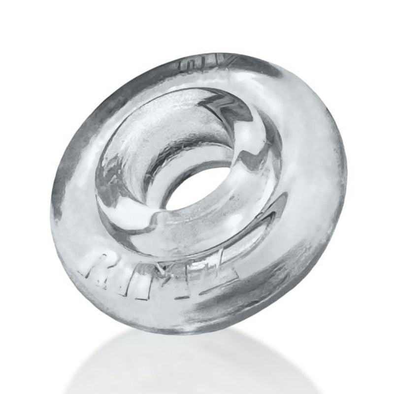 OxBalls Rimz Thick Grippy Mens Cock Ring Clear Stretchy Cock Rings