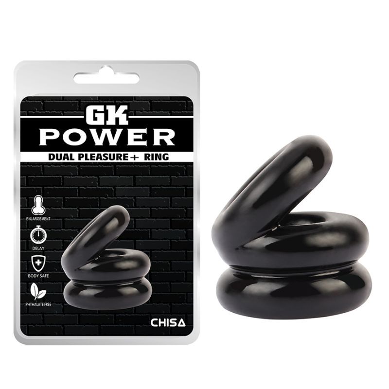 Chisa Stacked Dual Pleasure Male Pleasure Cock Ring Stretchy Cock Rings
