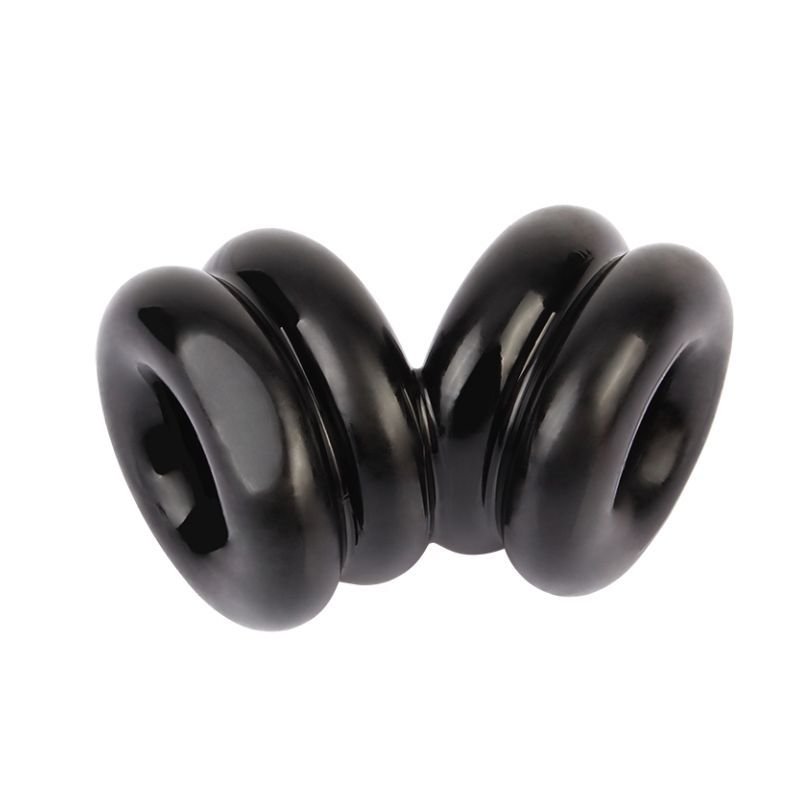 Chisa Double Stacked Dual Pleasure Mens Cock Ring Stretchy Cock Rings