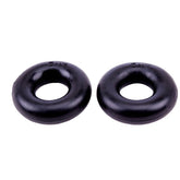 Chisa Mega Donut Shaped Cock Rings Twin Pack Black Cock Ring Sets