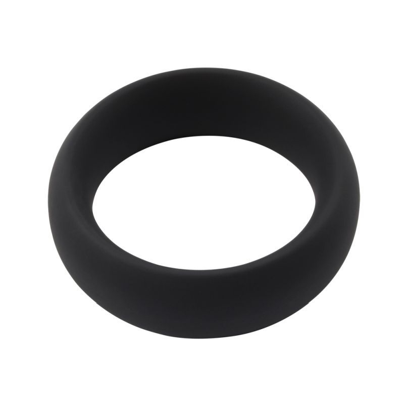 Chisa Infinity Comfort Mens Silicone Cock Ring L Black Stretchy Cock Rings