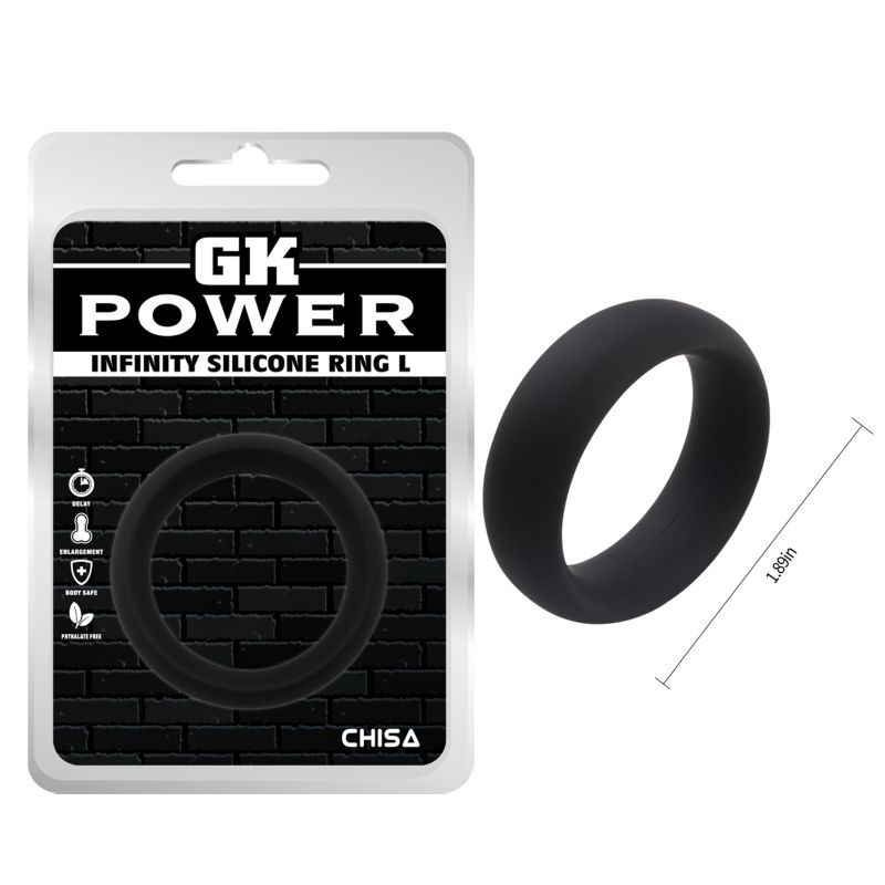 Chisa Infinity Comfort Mens Silicone Cock Ring L Stretchy Cock Rings