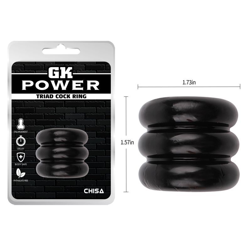 Chisa Triad Erection Enhancer Cock Rings Stretchy Cock Rings