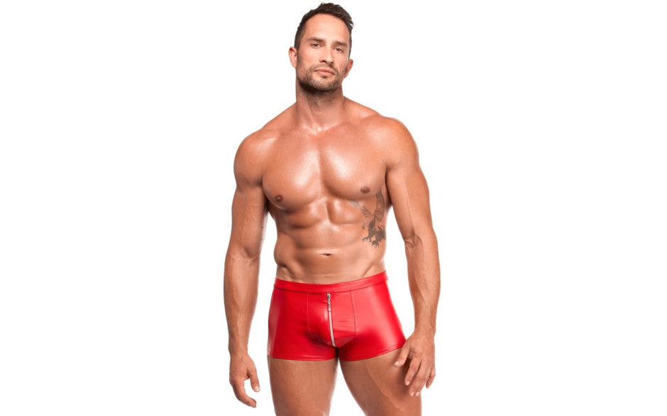 Noir Handmade Sexy Mens Red Ignite Shorts Mens Briefs And Boxers