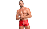 Noir Handmade Sexy Mens Red Ignite Shorts Small Mens Briefs And Boxers