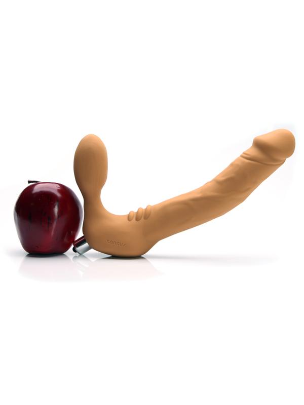 Tantus Real Vibrating Strapless Strap On Dildo Strap On Sextoys