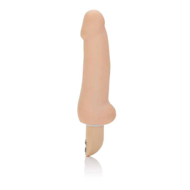 CalExotics Stud 10 Function PureSkin Vibrating Cock Ivory Realistic Dildos