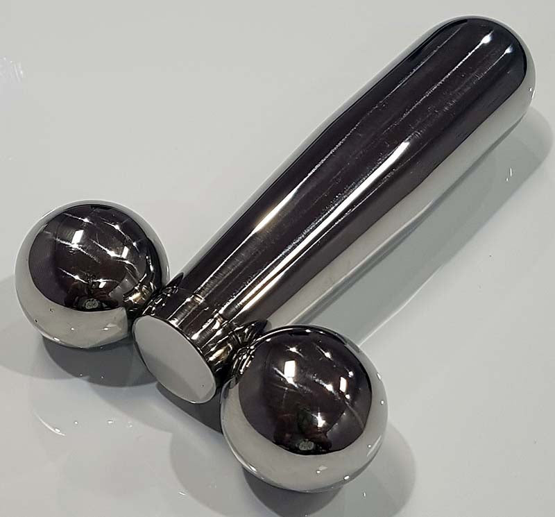 Hell's Couture Sculpted Steel Pleasure Massager Dental and Clinical