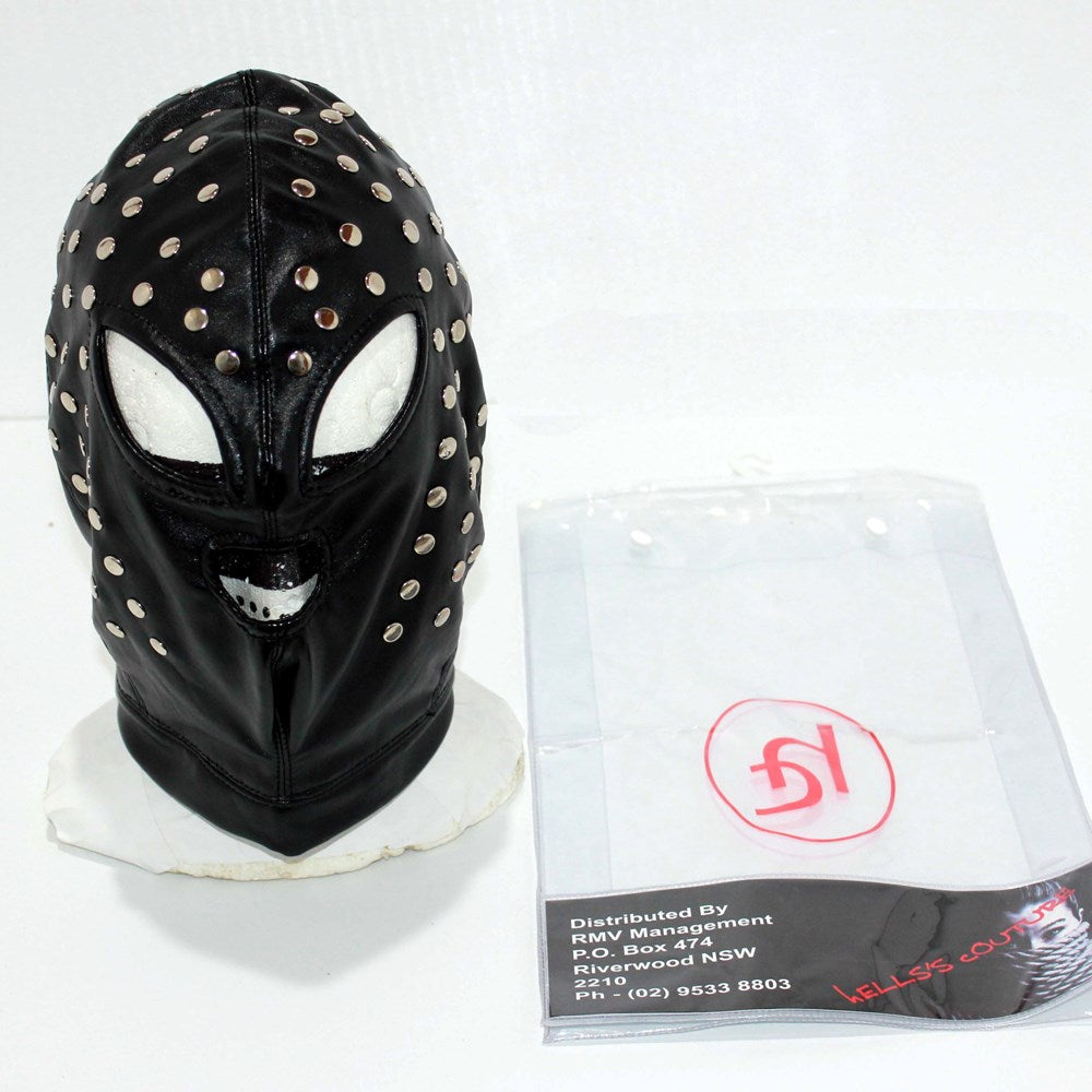 Achilles Extreme Studded Leather BDSM Hood Bondage Hoods