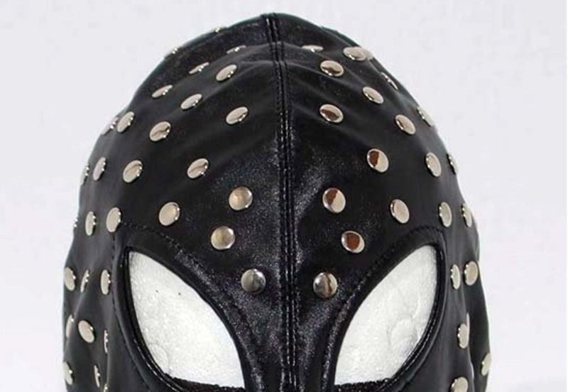 Achilles Extreme Studded Leather BDSM Hood Bondage Hoods